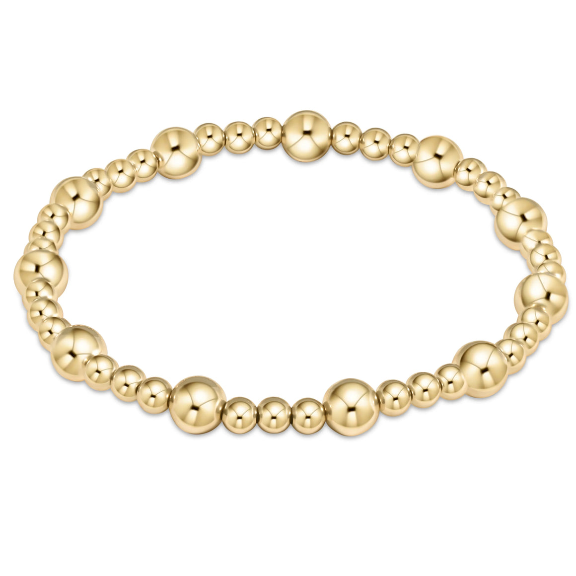Extends Classic Sincerity 6mm Gold Bead Bracelet
