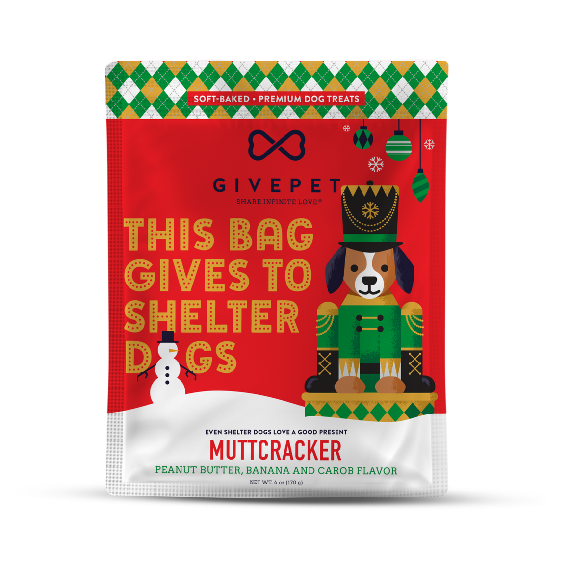 GIVEPET | Muttcracker Holiday Dog Treats