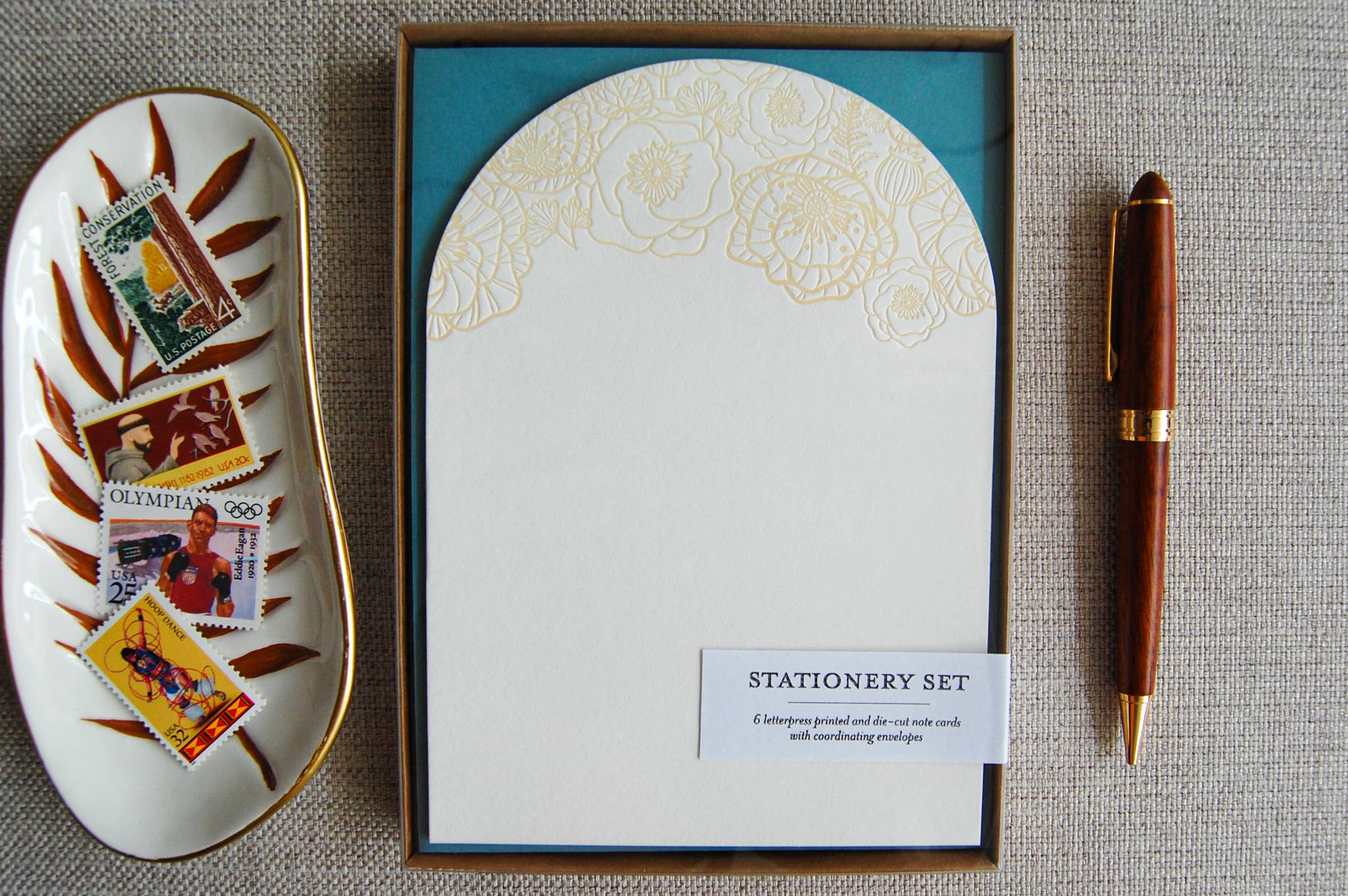 Poppies Stationery Set