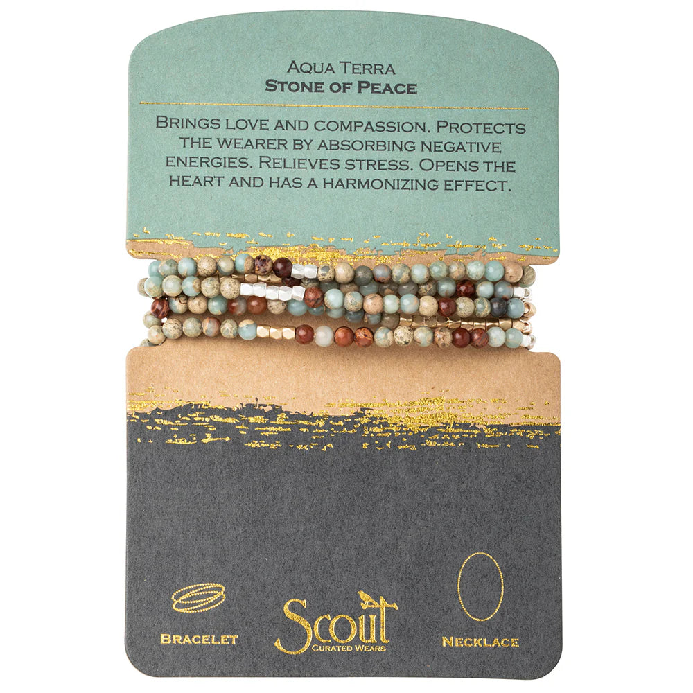 Scout Curated Wears Stone Wrap Bracelet/Necklace