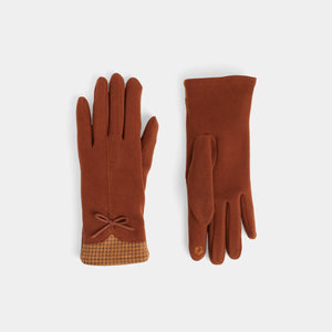 Coco+ Carmen |  Houndstooth Bow Touchscreen Gloves