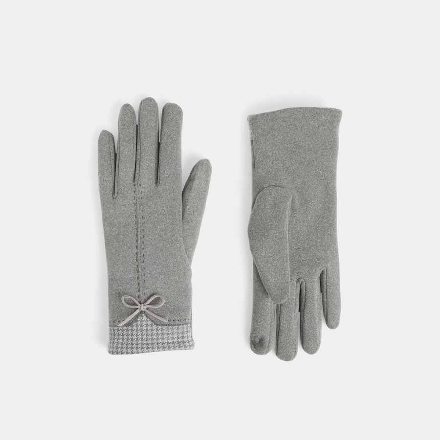 Coco+ Carmen |  Houndstooth Bow Touchscreen Gloves