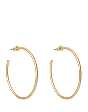 Spartina 449 | Fine Line Hoop Earrings Gold