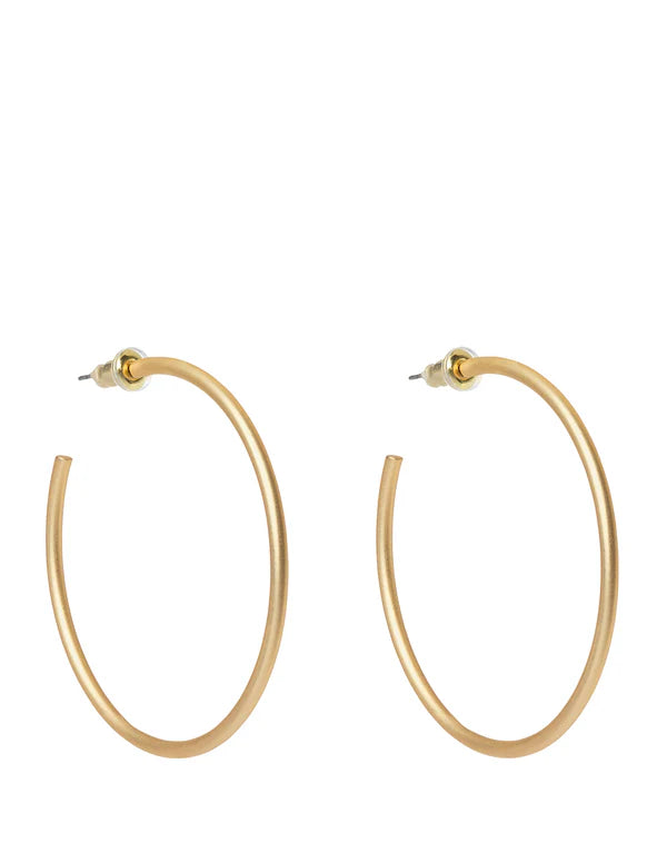 Spartina 449 | Fine Line Hoop Earrings Gold