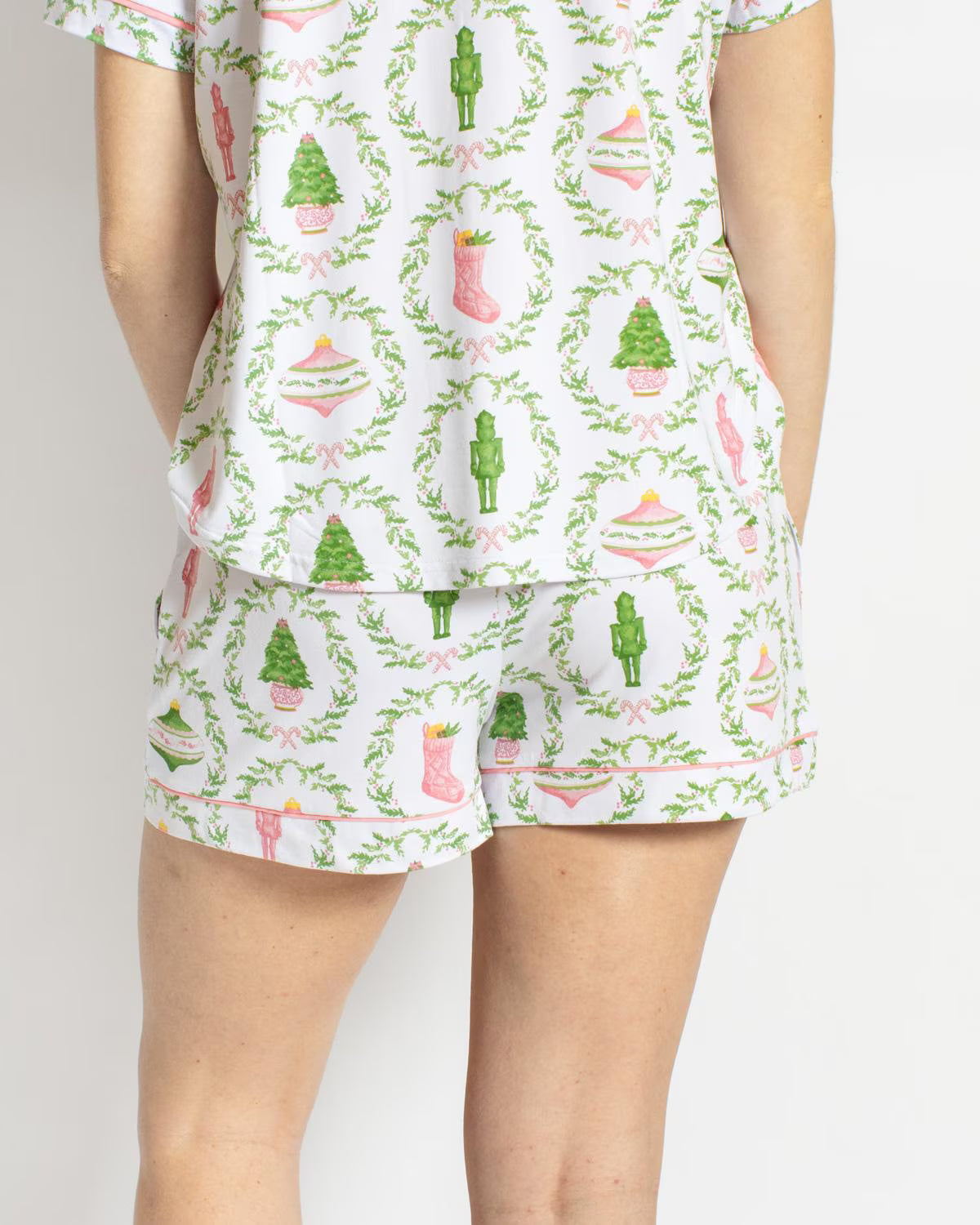 Nutcracker Trellis Christmas Pajamas Shorts