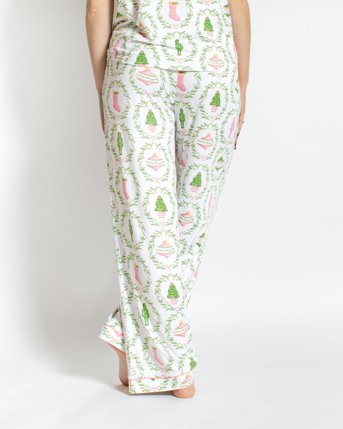 Nutcracker Trellis Christmas Pajamas Pants