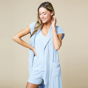 Softies | Rib Dream 35" Cap Sleeve Robe