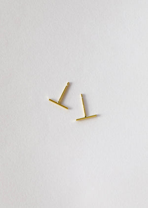 Minimalist - Bar - Gold Earrings