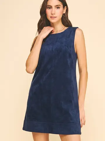 Alona Corduroy Sleeveless Mini Dress