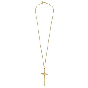 Susan Shaw | Long Tall Cross Necklace