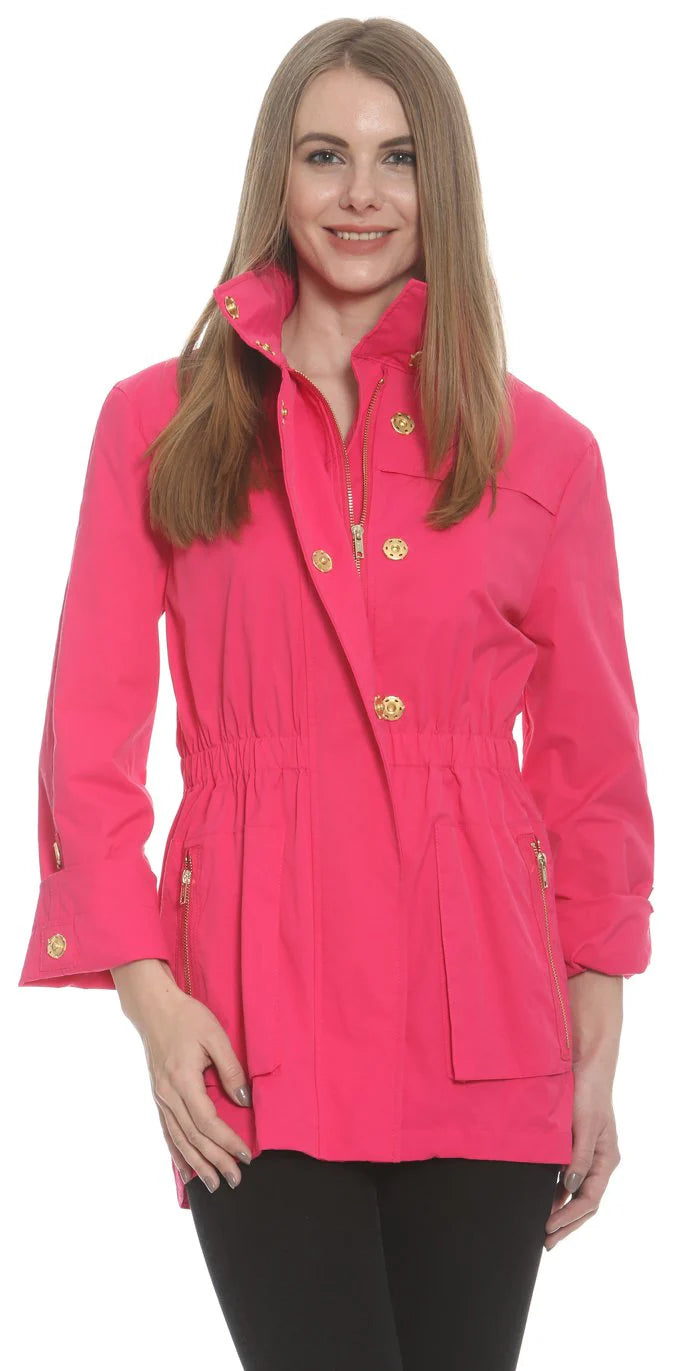 Ciao Milano | Hot Pink Tess Anorak Jacket