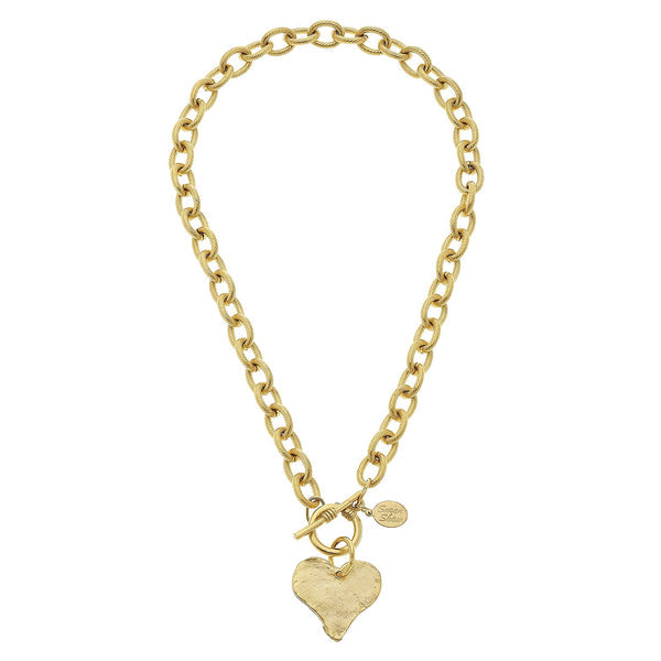 Susan Shaw | Heart Toggle Necklace