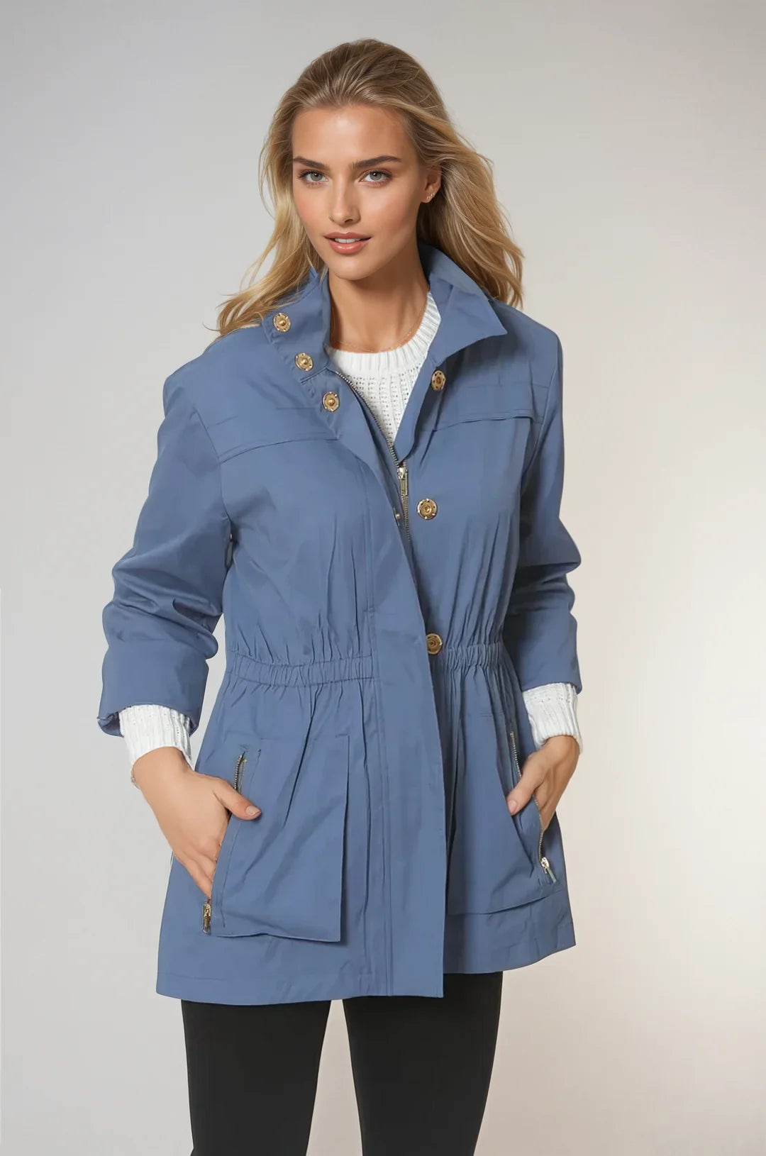 Ciao Milano | Tess Anorak Jacket - French Blue