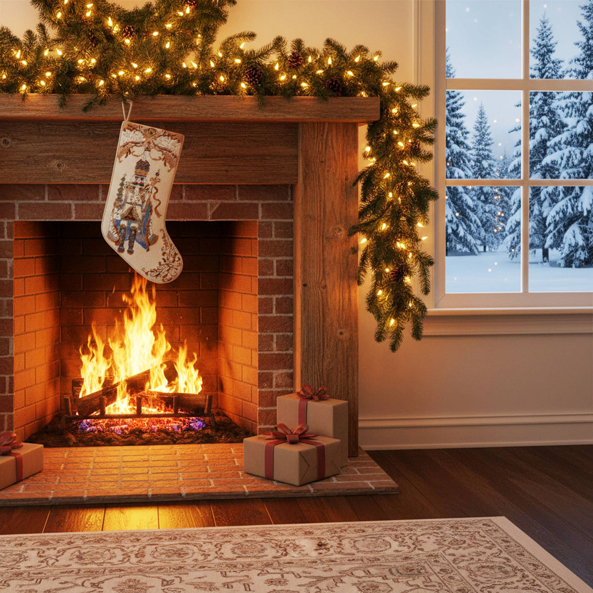 Nutcracker Needlepoint Stocking