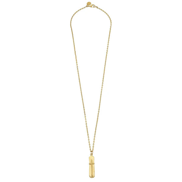 Susan Shaw | Bar Cross Necklace