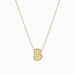 Marlyn Schiff Jewelry | Pave Bubble Charm Necklace