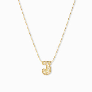 Marlyn Schiff Jewelry | Pave Bubble Charm Necklace