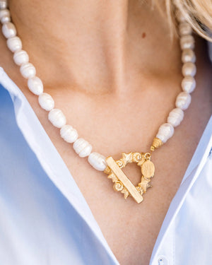 Susan Shaw | La Mer Pearl Necklace