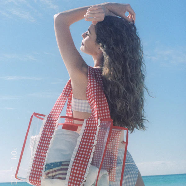 Case-Mate Cherry Gingham Jelly Tote