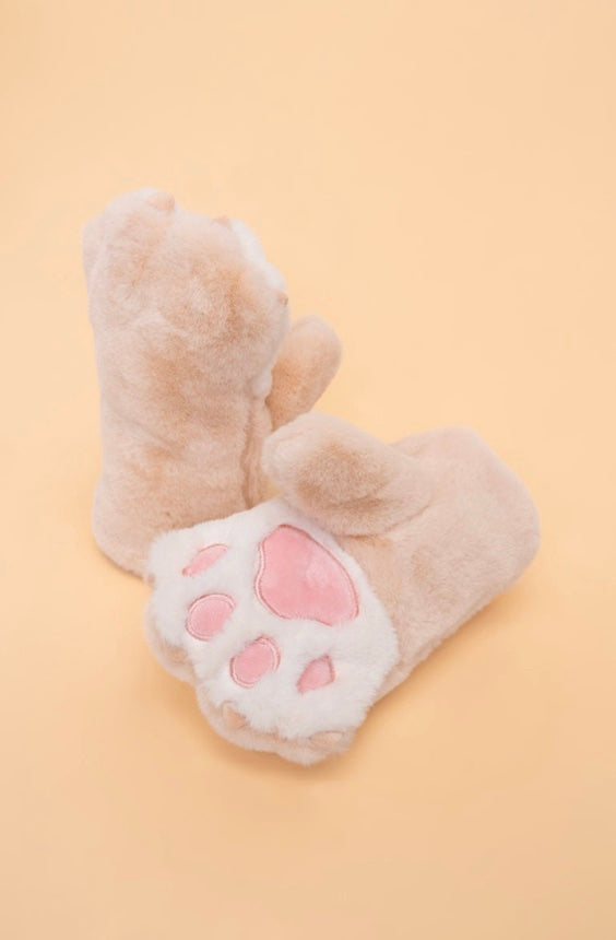 Powder Design | Petite Powder Fluffy Mittens