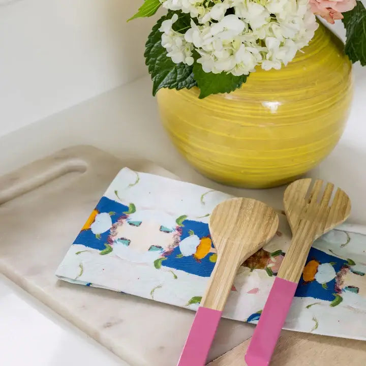 Laura Park | Monet's Garden Navy Tea Towel