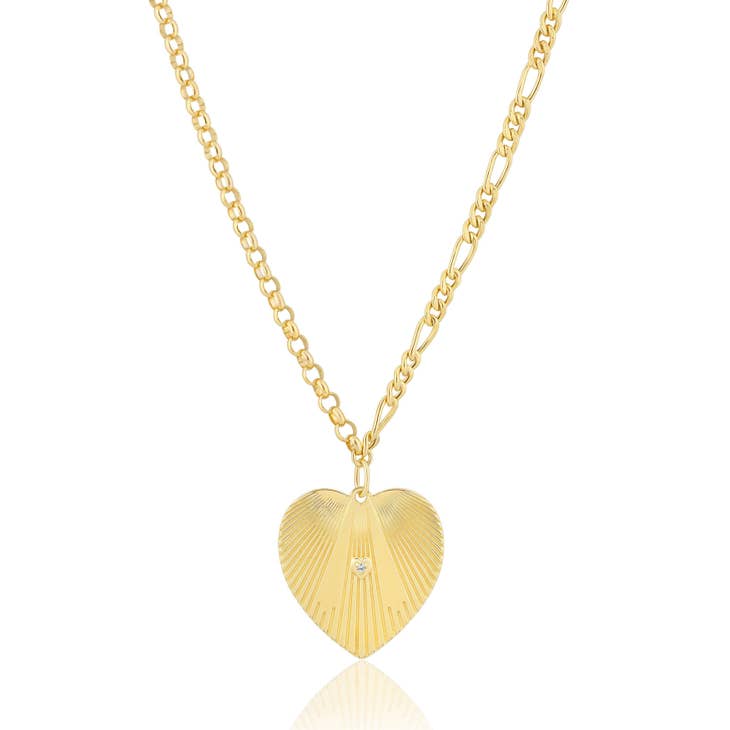 Ela Rae Jewelry | Mismatch Jumbo Heart Necklace