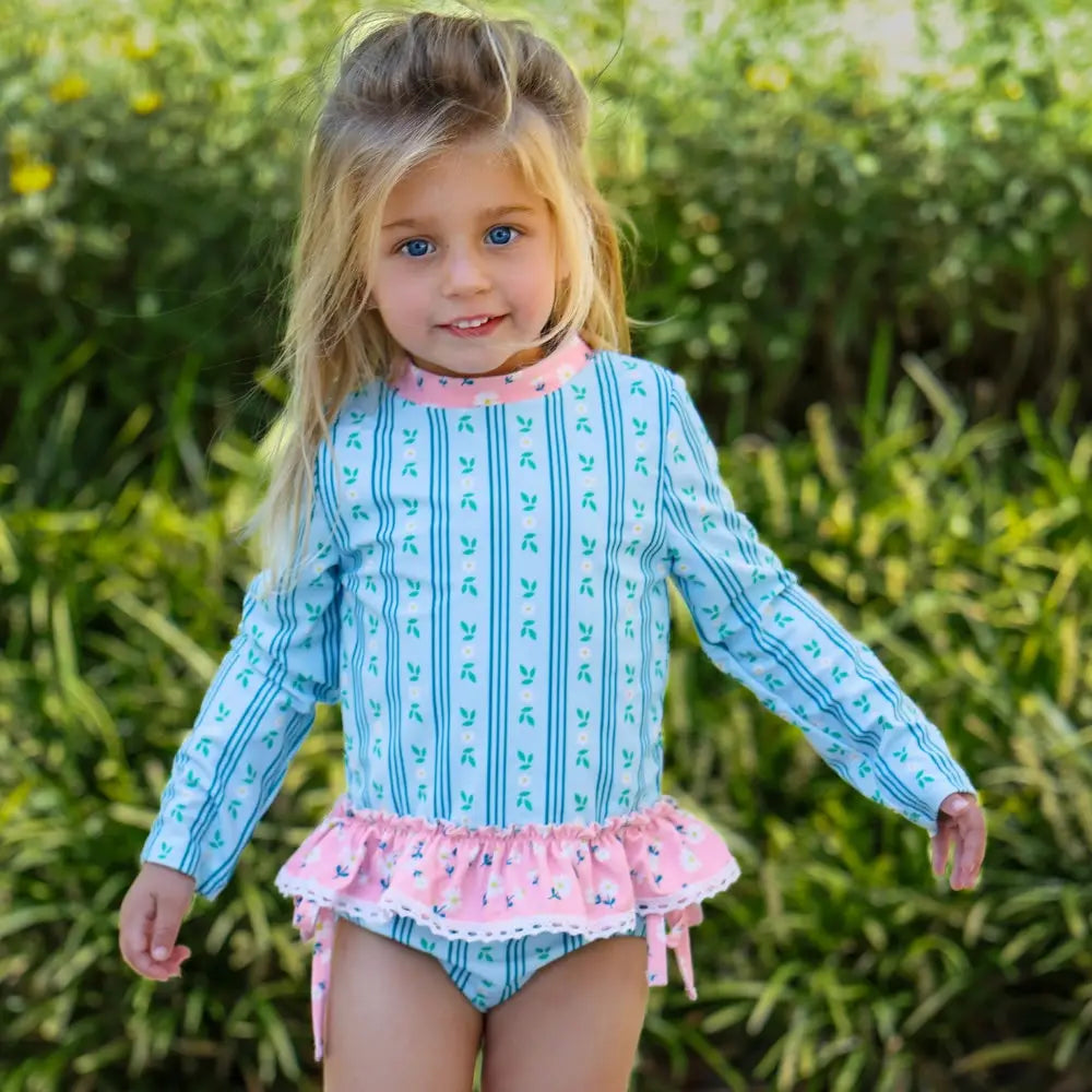 Daisy Dreams Long Sleeve Swimsuit