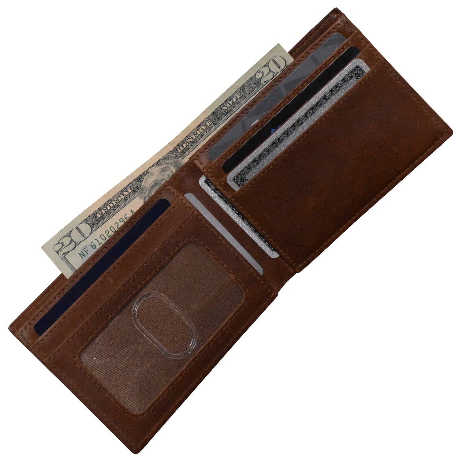 MEN'S WALLET BIFOLD WITH AIRTAG HOLDER