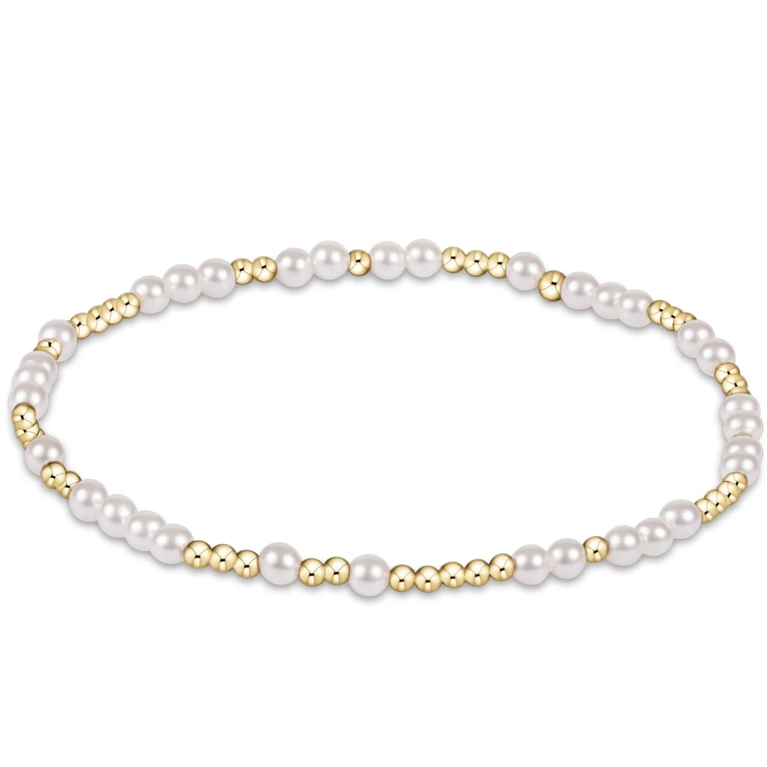 E Girl Hope Unwritten 3mm Bracelet - Pearl