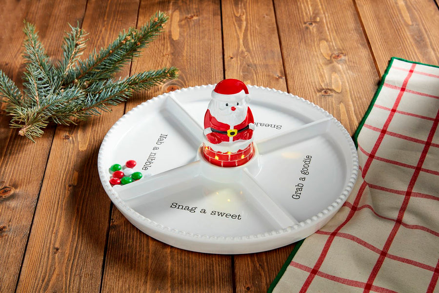 MudPie | Santa Light Up Sitter