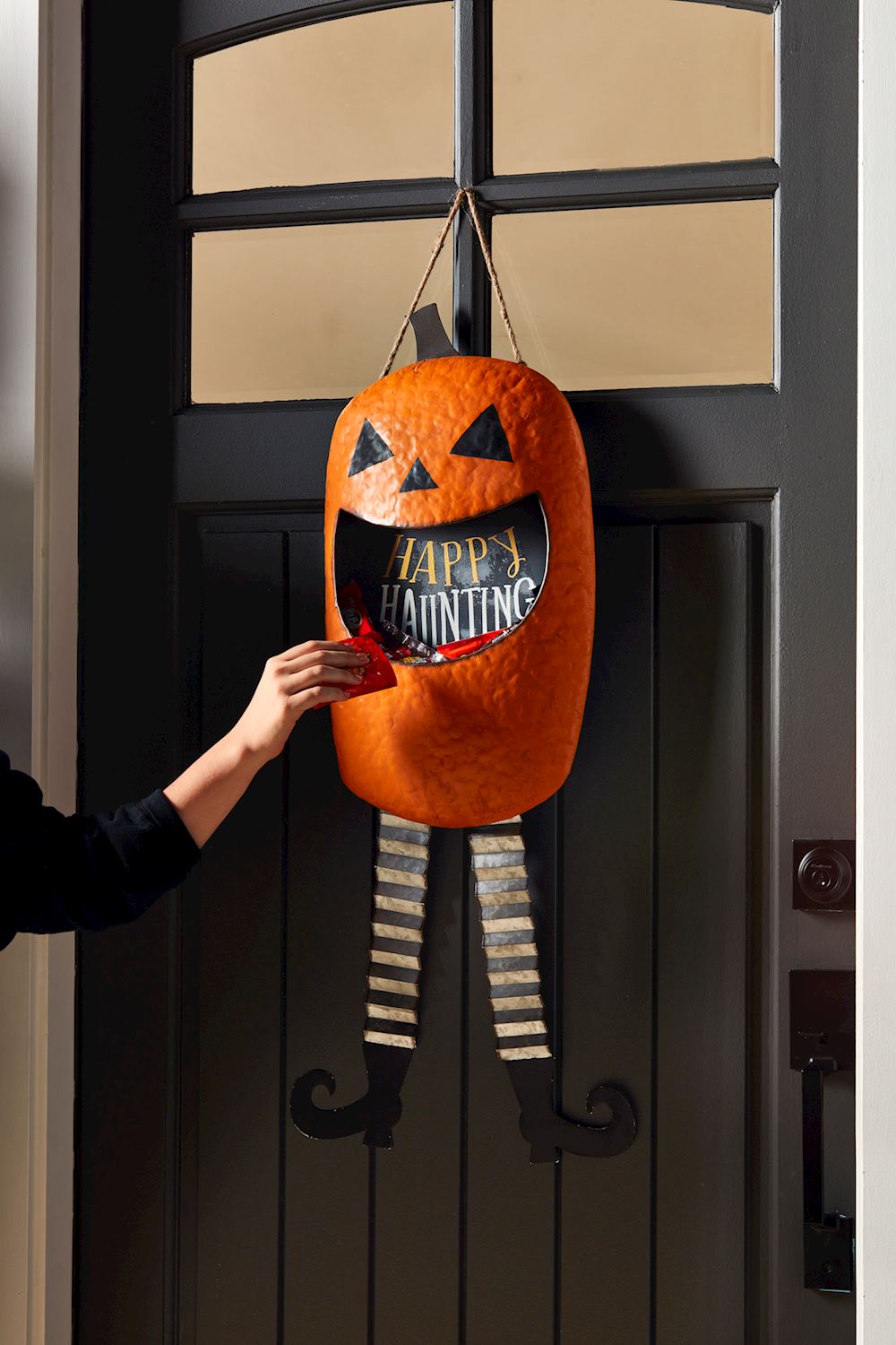 MudPie | Jack-O-Lantern Candy Door Hanger