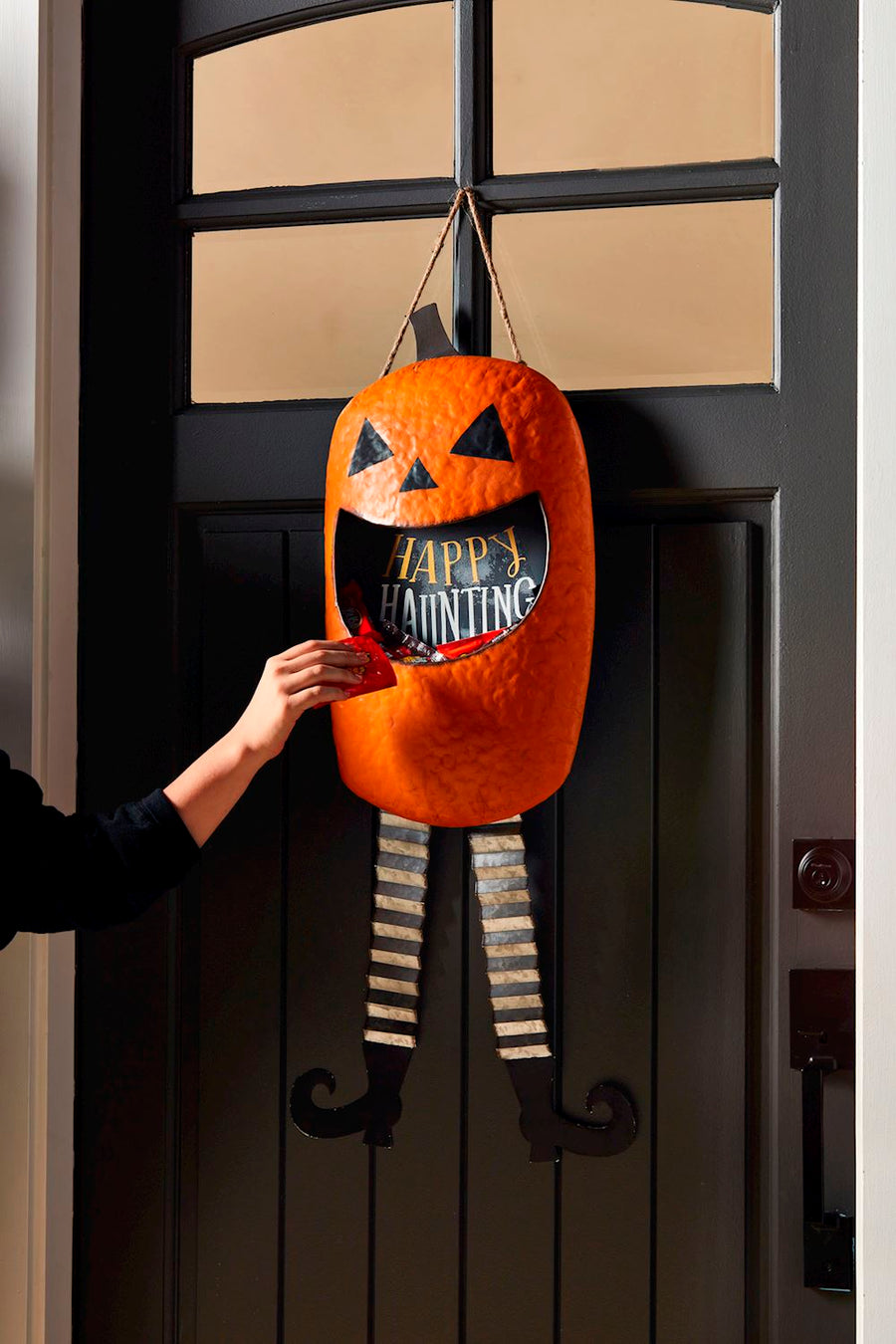 MudPie | Jack-O-Lantern Candy Door Hanger