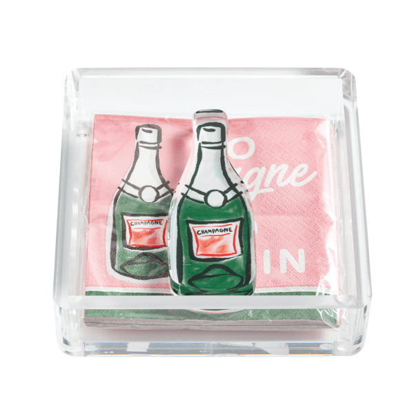 Champagne Napkin Holder And Weight Set