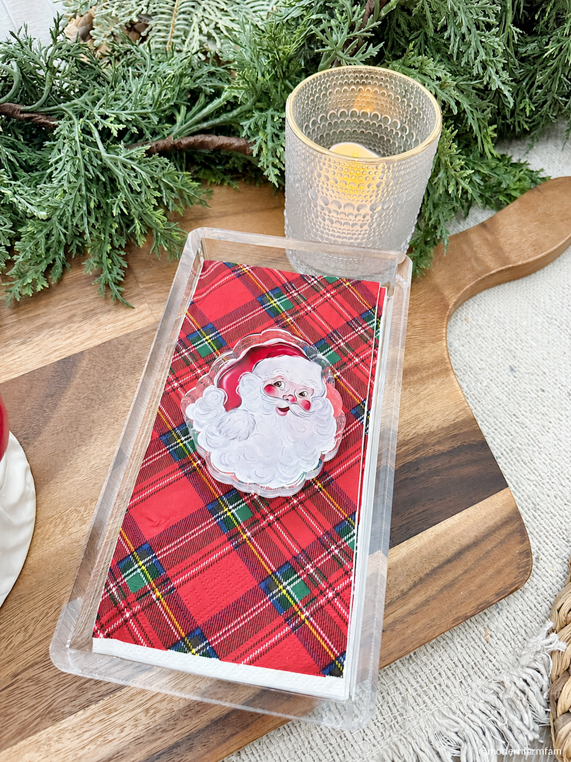 Christmas Acrylic Guest Towel Set