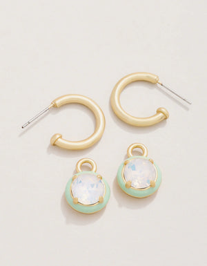 Spartina | Clara Drop Hoop Earrings