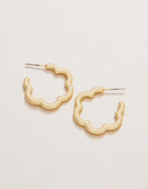 Spartina | Bubbly Daisy Hoop Earrings