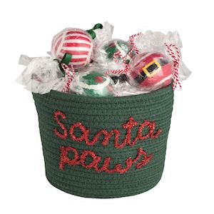 MudPie | Christmas Pet Tennis Balls