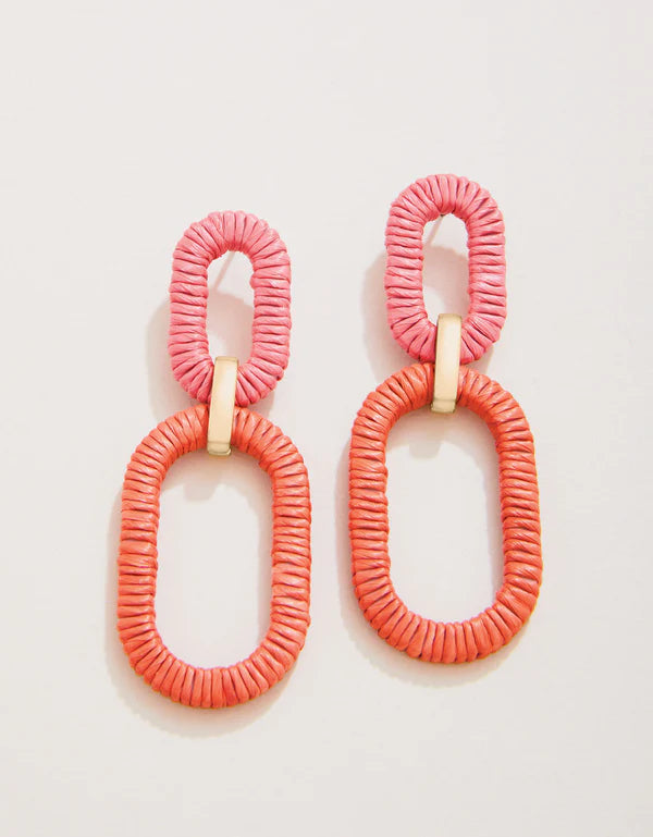 Spartina | Straw Link Earrings