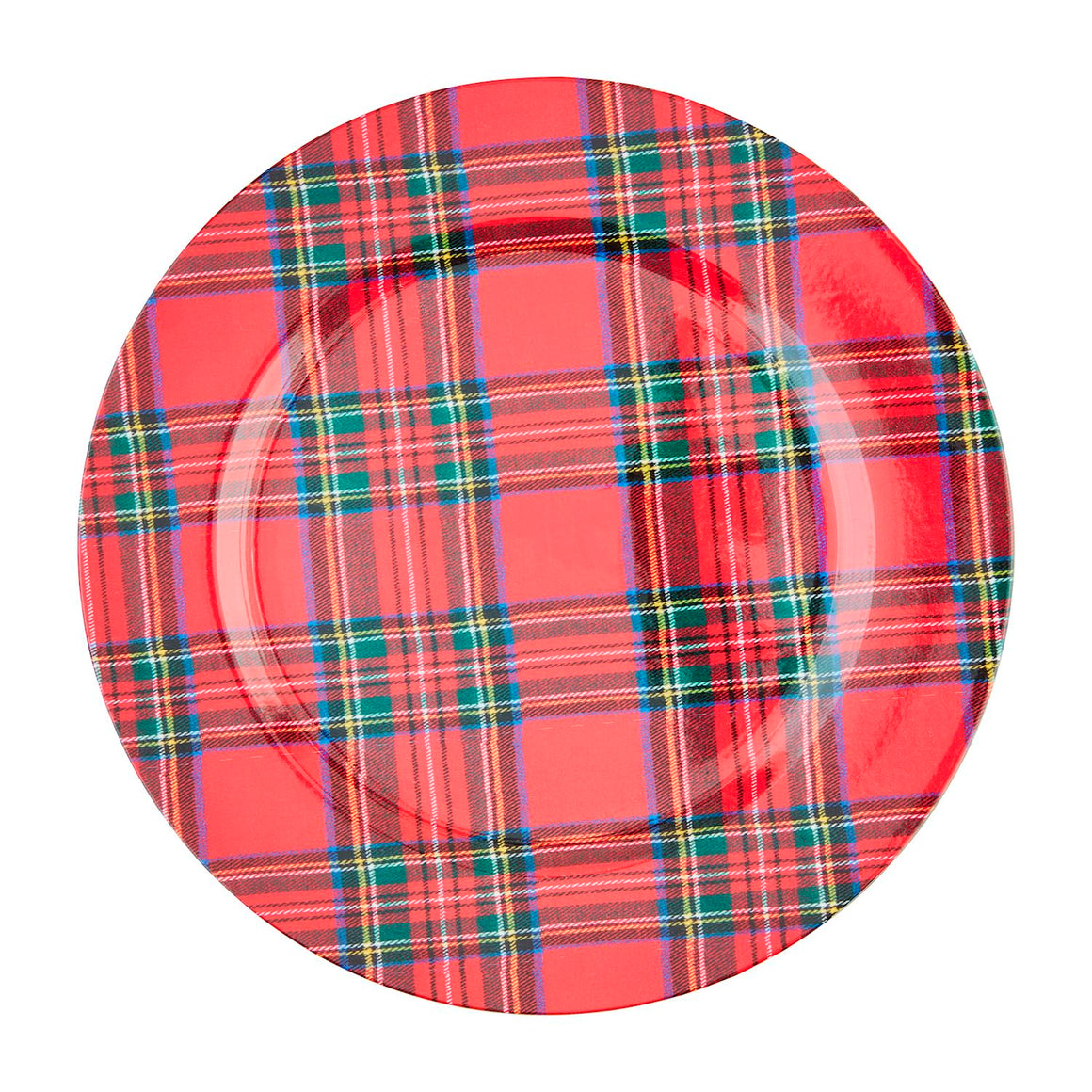 MudPie | Tartan Plaid Charger