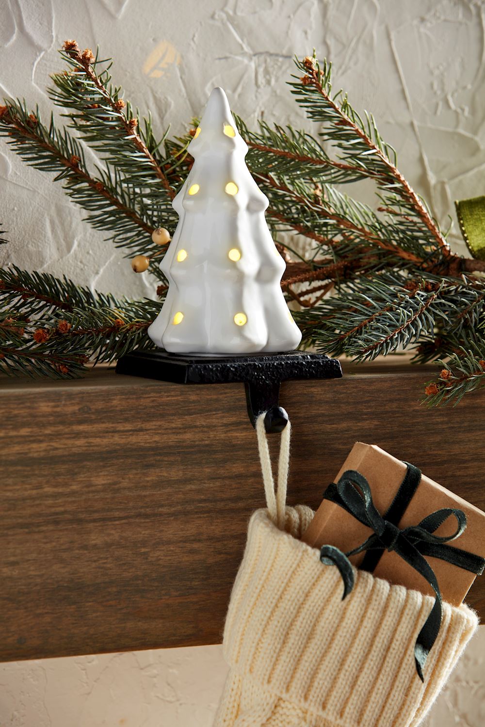 MudPie | Light Up Tree Stocking Holder