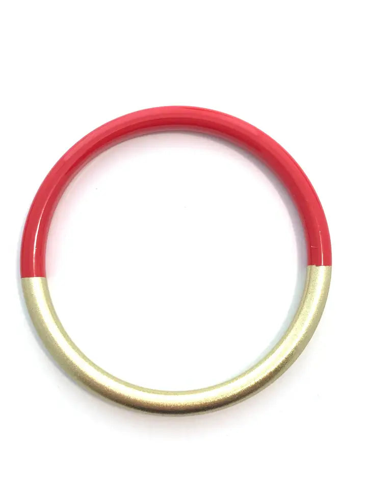 Color Block Bangle Bracelets