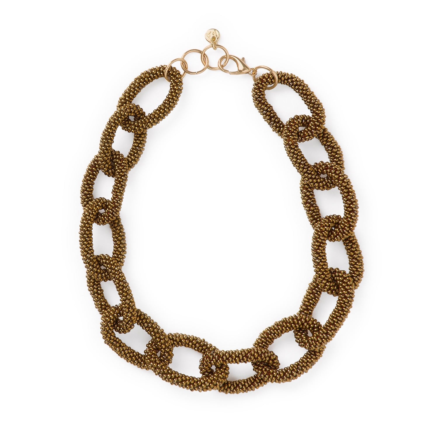 Jenna Chain Link Beaded Necklace