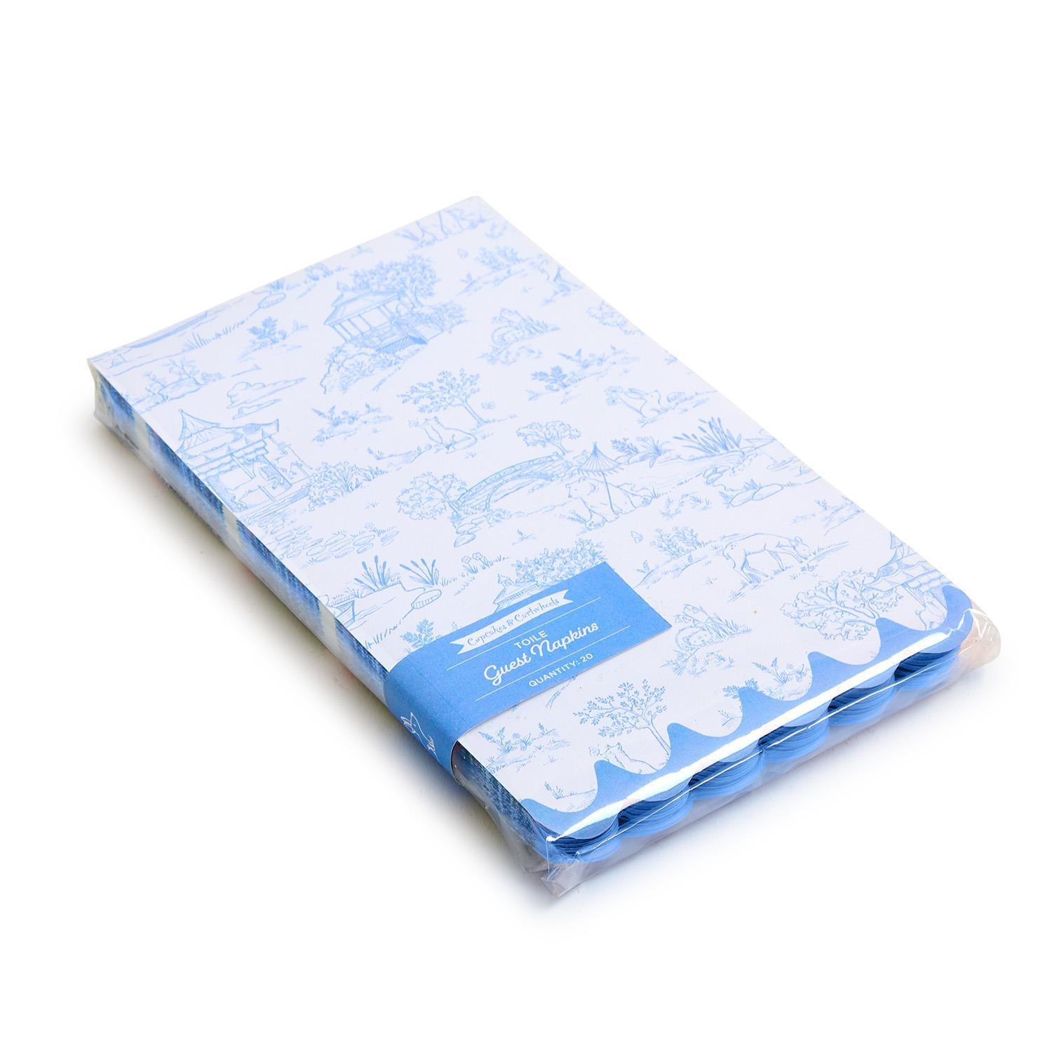 Blue Animal Toile Napkins