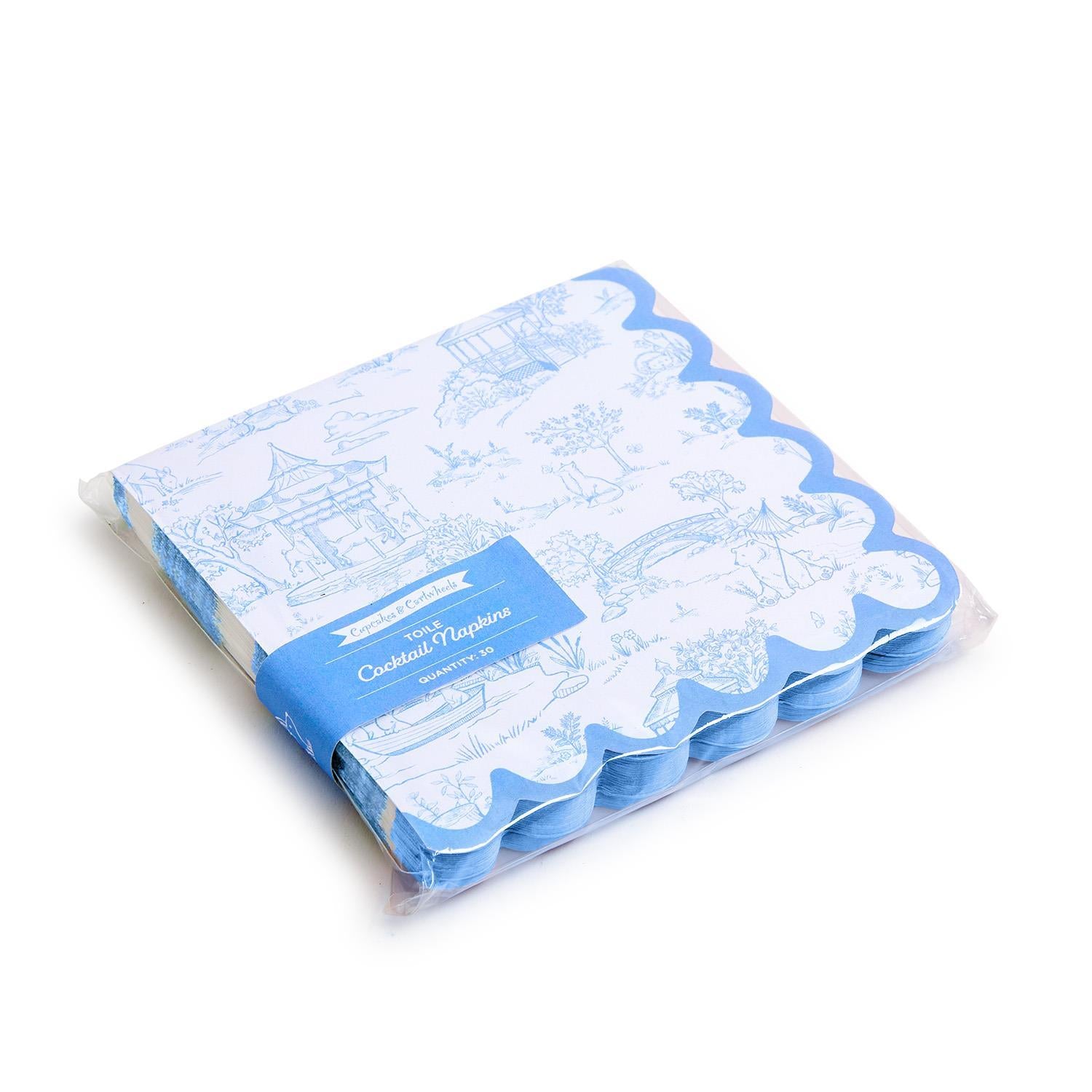 Blue Animal Toile Napkins