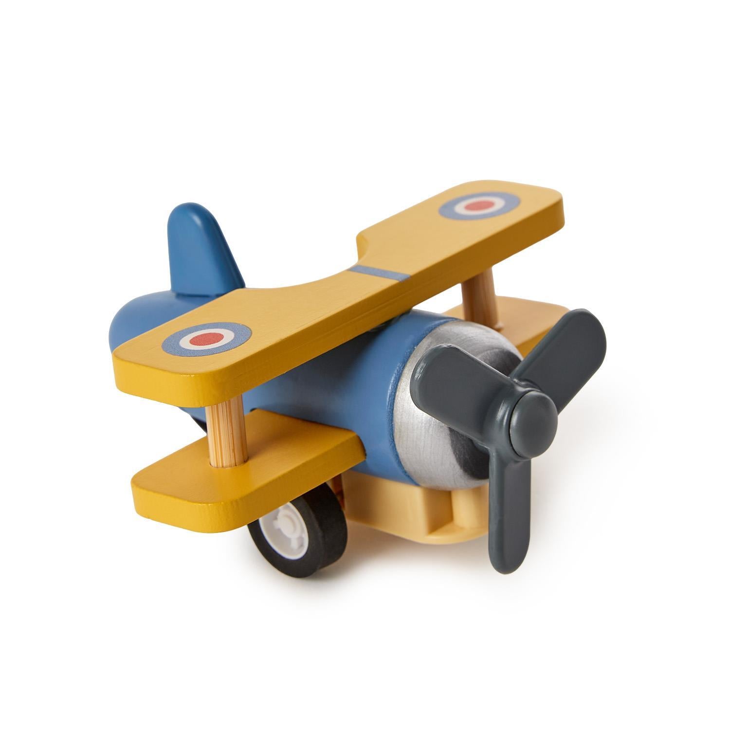 High Flyers Wooden Vintage Biplane