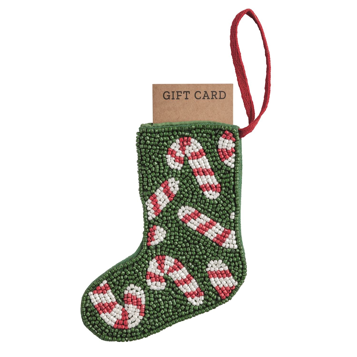 Beaded Stocking Ornament