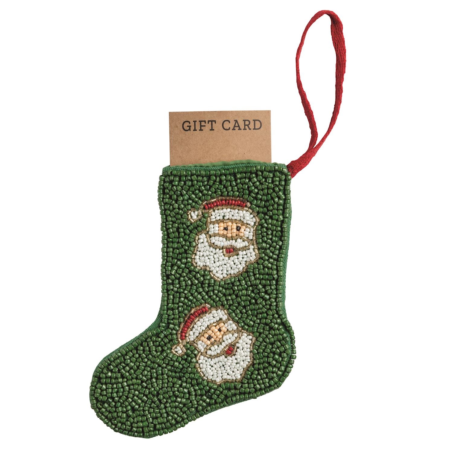 Beaded Stocking Ornament