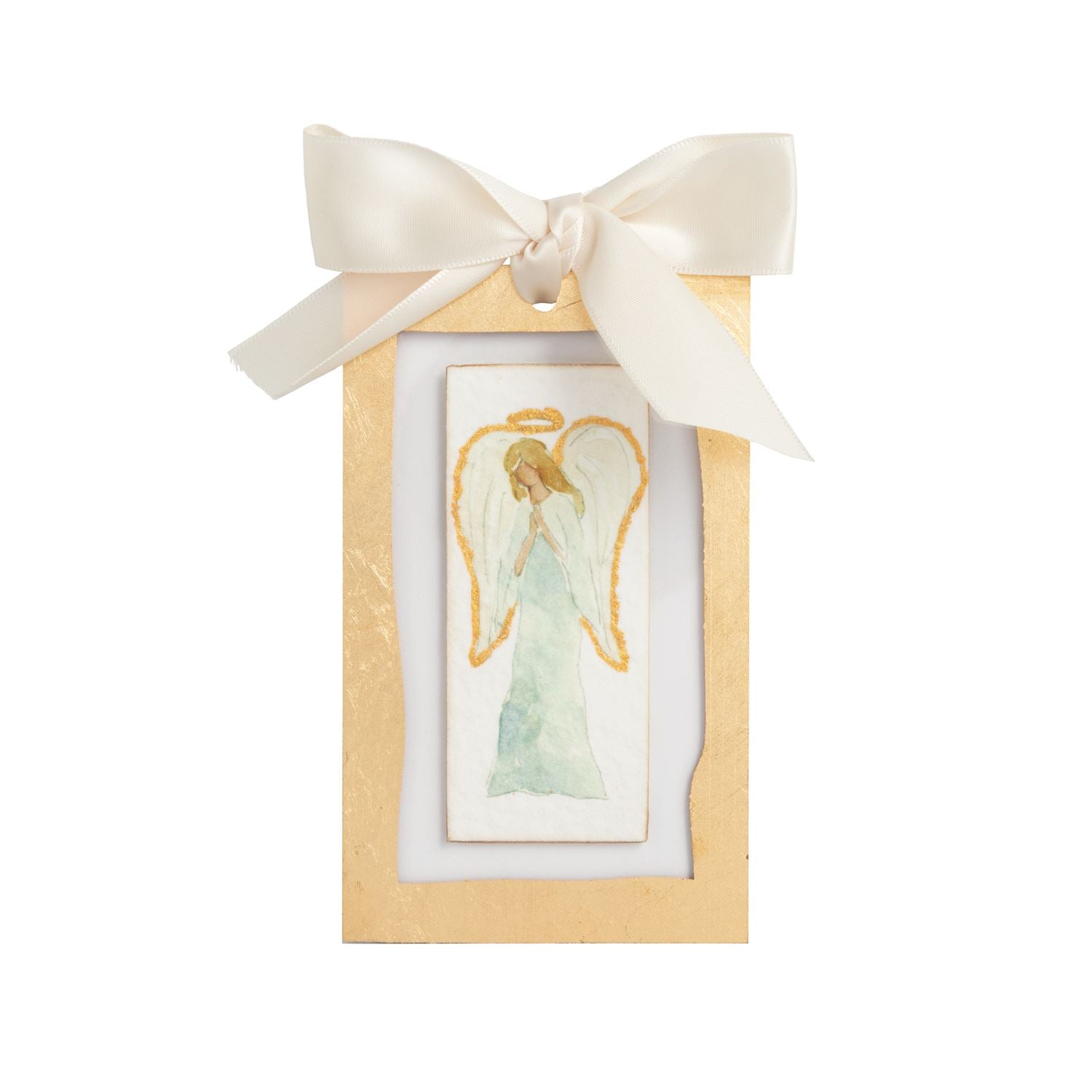Gold Hand-Painted Acrylic Ornament
