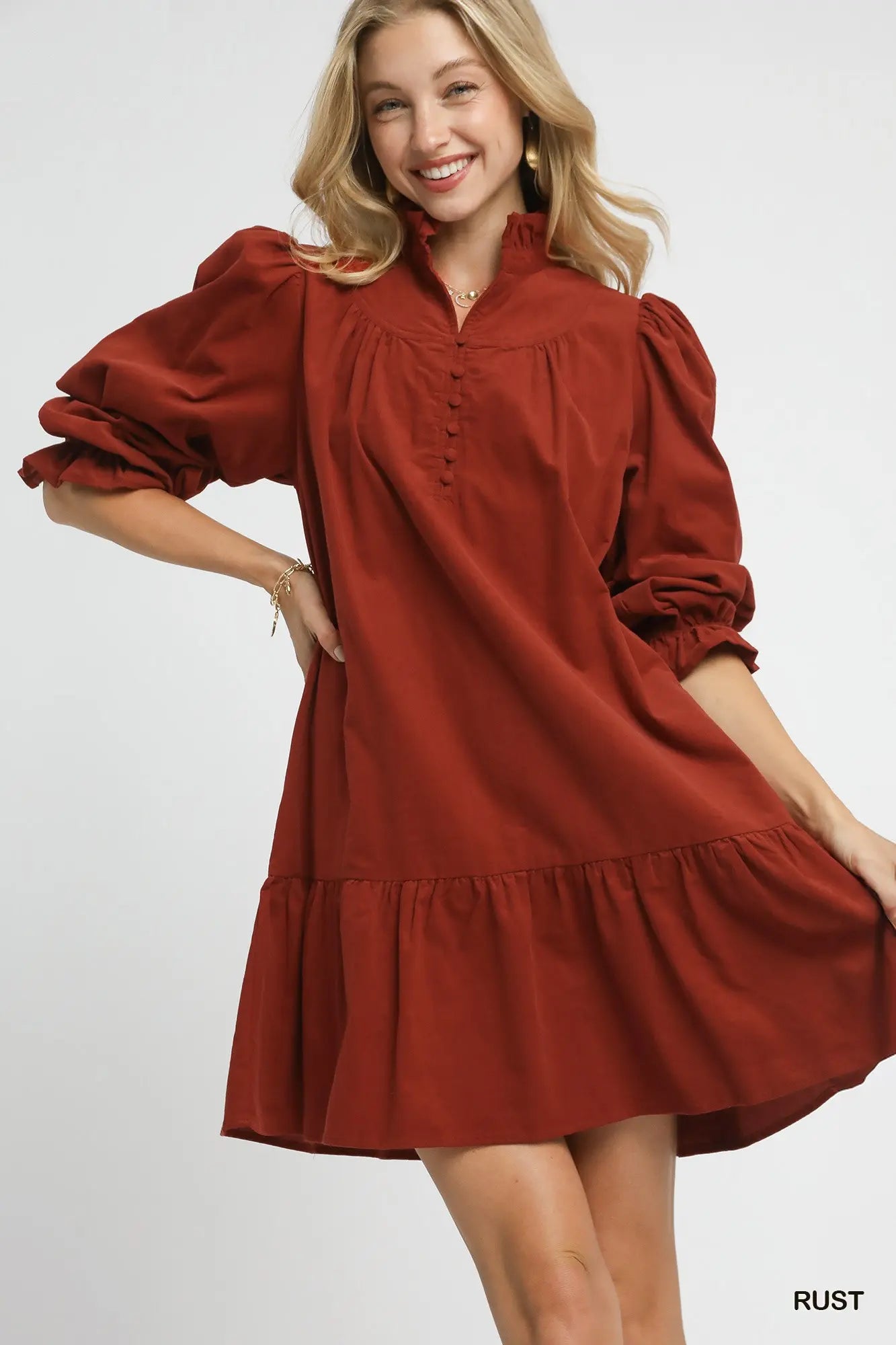 Chelle Belle Corduroy Dress