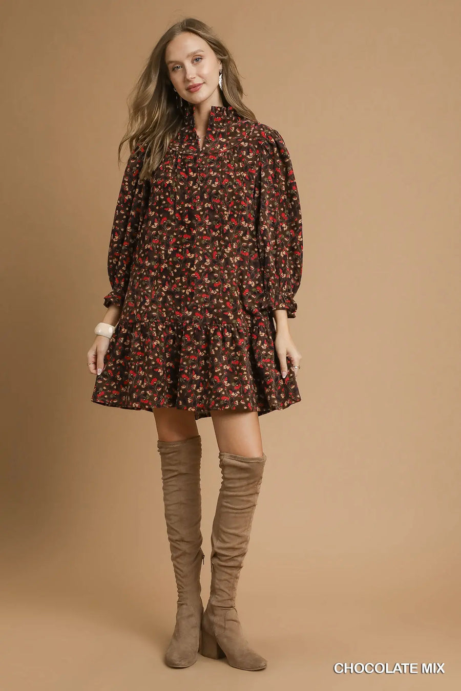 Autumn Corduroy Dress